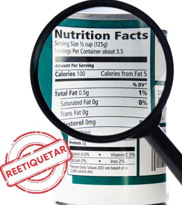 Re-etiquetado de Alimentos No Etiquetados en Castellano